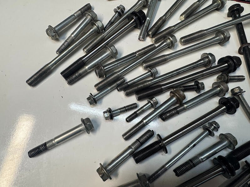 OEM Engine Assembly Bolts and Locators Suzuki GSXR 1000 07-08 2008