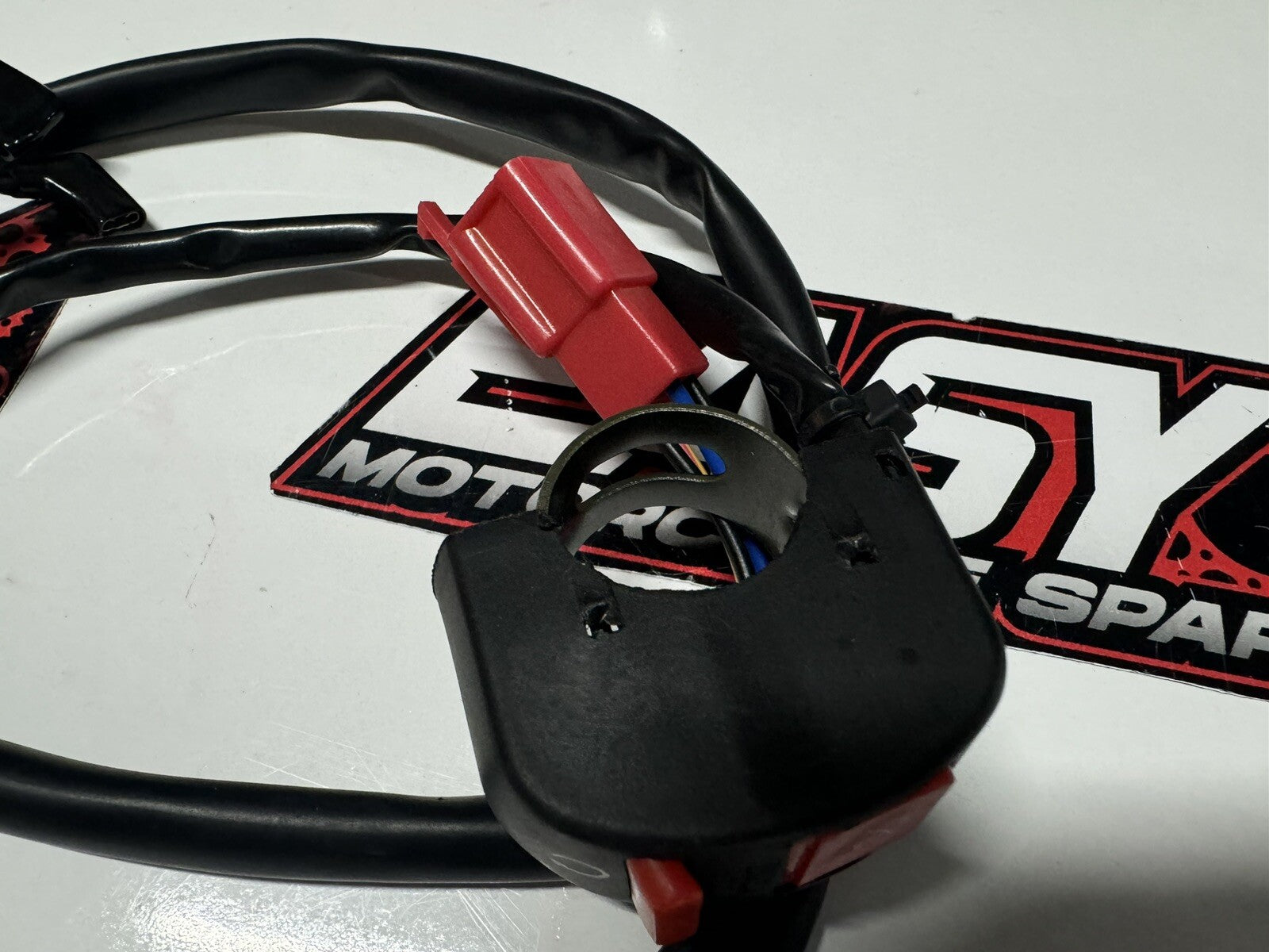 HONDA STYLE ON OFF START STOP BUTTON KILL HANDLEBAR SWITCH BLOCK ASSEMBLY