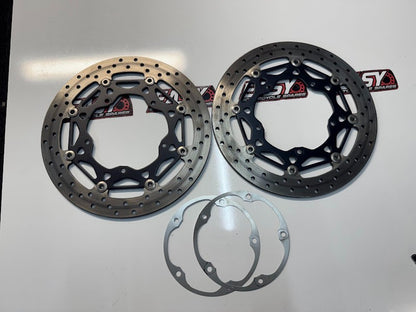 Yamaha YZF R1 2015-2025 Front Brake Rotors Disc OEM Genuine 2CR-2581T-00