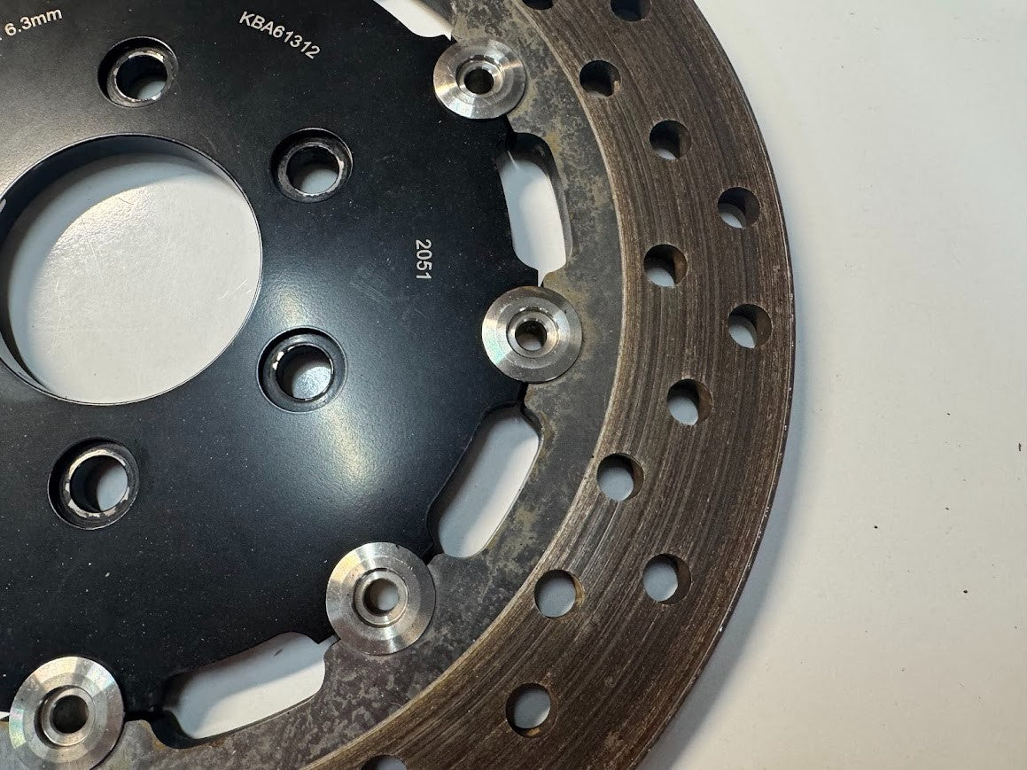 Suzuki VL 1500 Intruder 2002-2009 Rear Brake Rotor 7.00mm Thickness Remaining