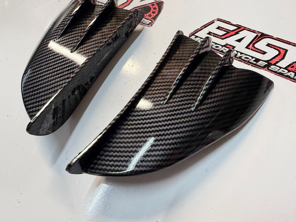 Carbon Style Fairing Winglets Suzuki GSXR 1000 2007-2008 Aftermarket