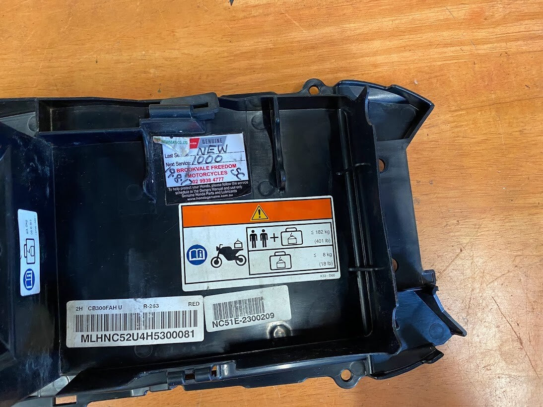 Rear Undertail Fairing Honda CB 300F 14-18 2017 80101-K33-D00