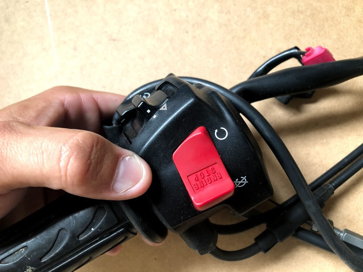 RH Switch Box and Throttle Cables Honda NT650V 2005