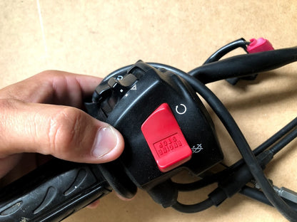 RH Switch Box and Throttle Cables Honda NT650V 2005