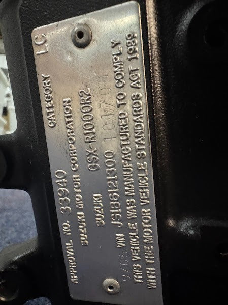 Suzuki GSXR 1000 2005-2006 Frame *Clear Title* OEM Genuine 41000-41G00-YAP