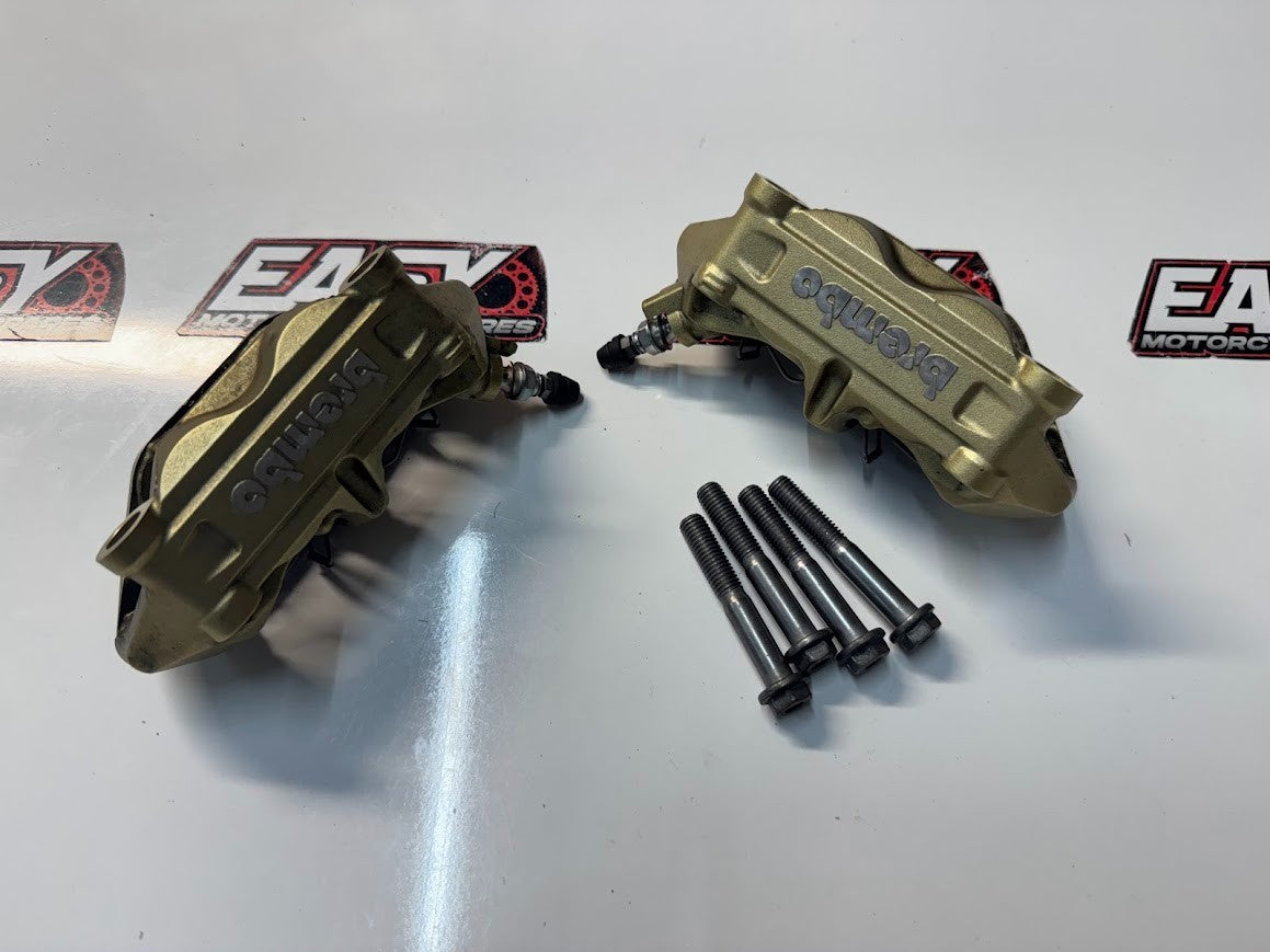 BMW S1000RR 2016 Front Brake Calipers Brembo OEM Genuine K46 34117714783