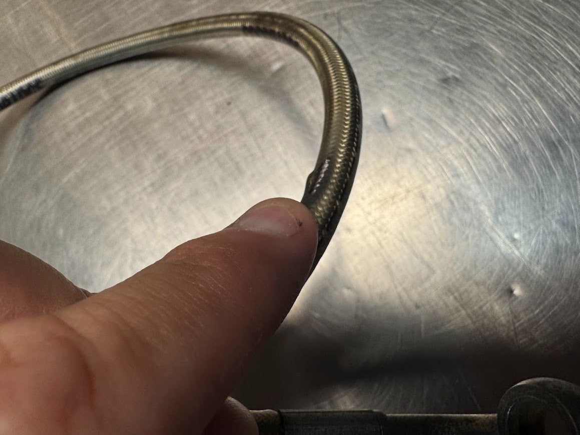 Suzuki GSXR 1000 2005-2006 Good Ridge Braided Front Brake Lines