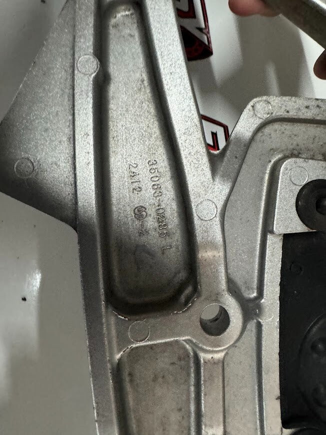 LH Foot Peg Bracket *Paint damage* Kawasaki ER-6F 2007