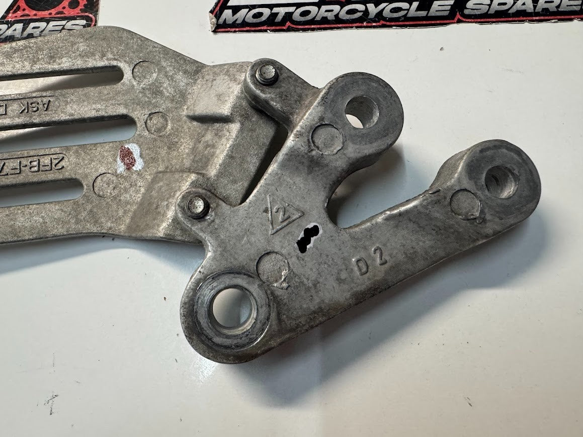 Yamaha YZF R15 2011-2018 LH Foot Peg Bracket OEM Genuine 2PK-F7442-00