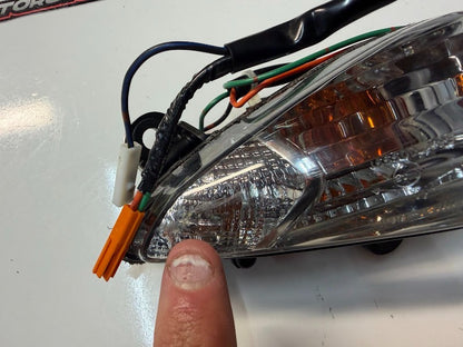 LH Front Blinker Indicator Honda CBR 1000 RR 2008-2016 OEM 33455-MFL-641