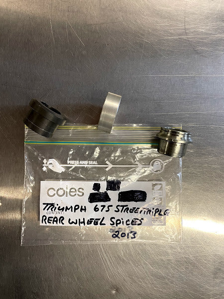 Rear Wheel Spaces Triumph Street Triple 675 2013 