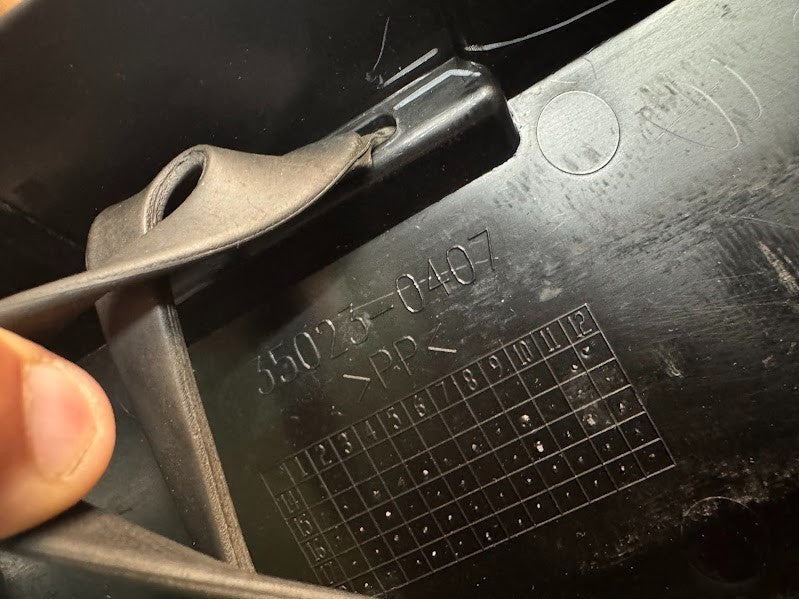 Kawasaki Vulcan S 650 2015-2025 Inner Rear Fender OEM Genuine 35023-0407