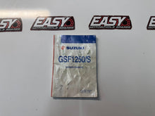 Owners Manual Book Suzuki Bandit GSX 1250 S 2007 OEM Genuine 99011-18H50-01A