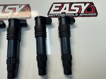 Suzuki GSXR 1000 2001-2008 Ignition Coil Sticks x4 OEM Genuine 33410-35F11