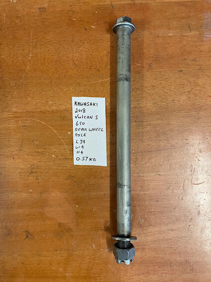 Kawasaki Vulcan S 650 2015-2025 Rear Wheel Axle OEM Genuine 41068-0592