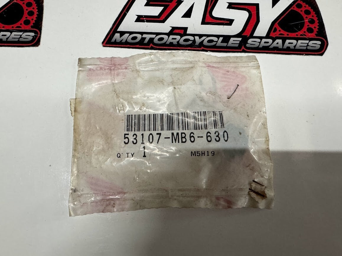 Honda RUBBER B, HANDLE WEIGHT 53107-MB6-630