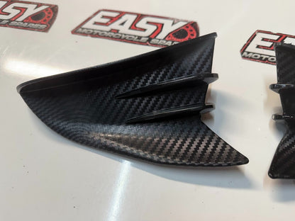 Carbon Style Fairing Winglets Suzuki GSXR 1000 2007-2008 Aftermarket