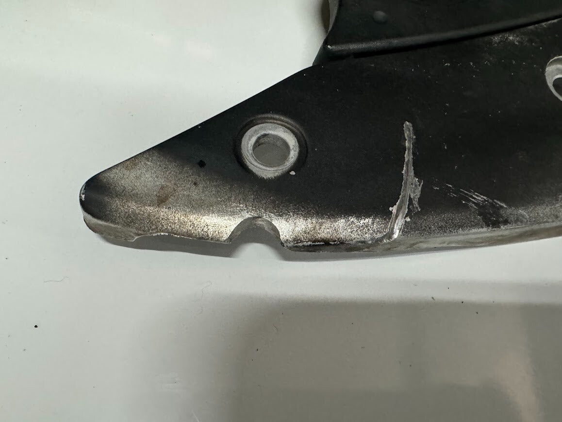 LH Foot Peg Bracket *Paint damage* Kawasaki ER-6F 2007