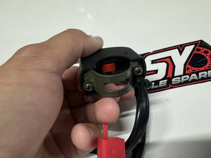 HONDA STYLE ON OFF START STOP BUTTON KILL HANDLEBAR SWITCH BLOCK ASSEMBLY