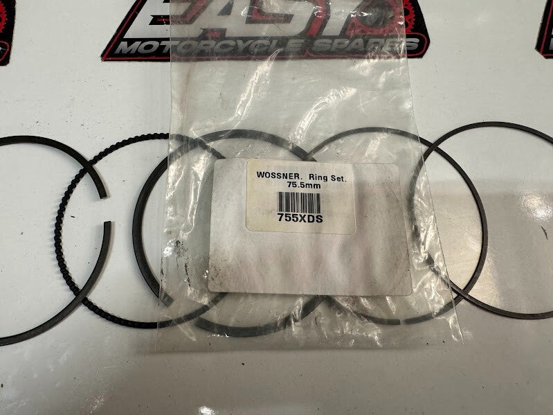 Used Wossner 75.5mm Ring Set 755XDS Honda XL XR 250