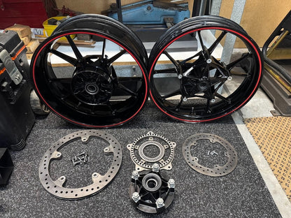 BMW S1000RR 2016 Wheel Set Complete Cast OEM Genuine K46