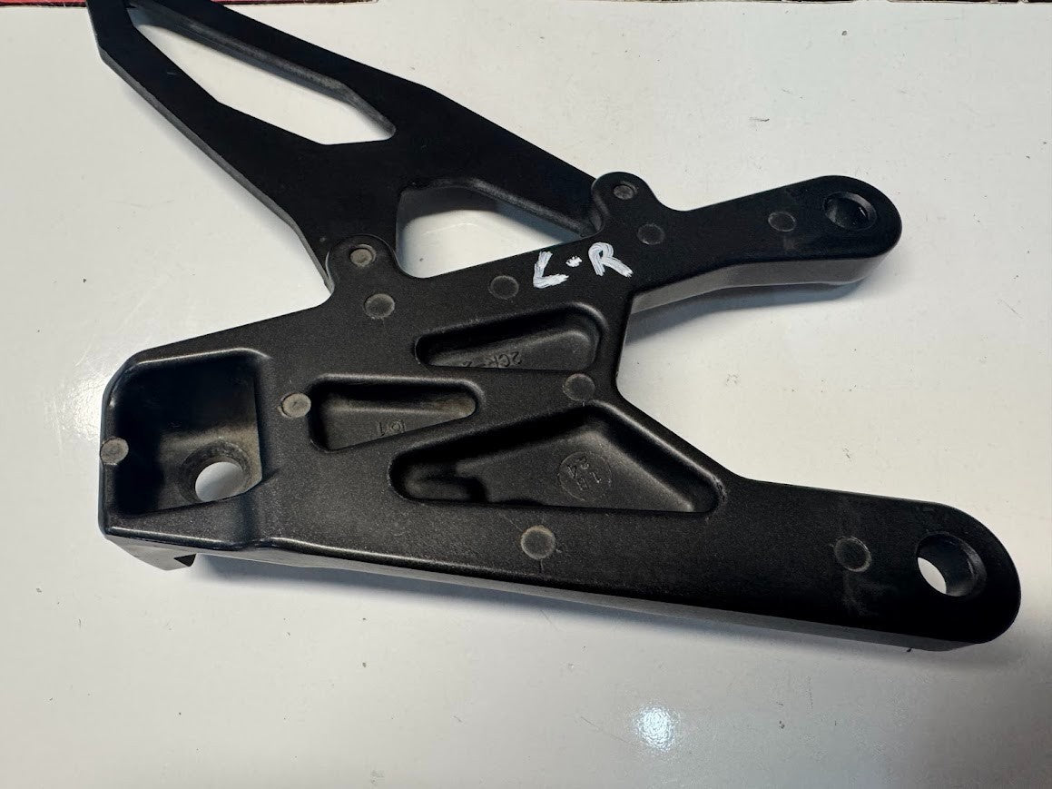 Yamaha YZF R1 2015-2025 LH Riders Peg Bracket Rear Set OEM Genuine 2CR-27442-00