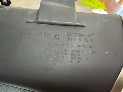 OEM Muffler Kawasaki Z900 17-22 2018 490690823