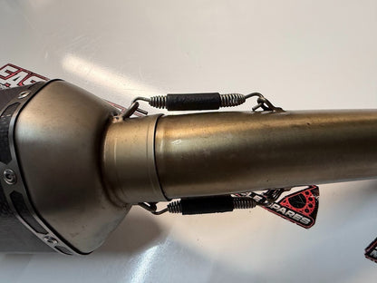 Akrapovic Muffler Exhaust w/Link & o2 Sensor Suzuki GSXR 1000 2007-2008