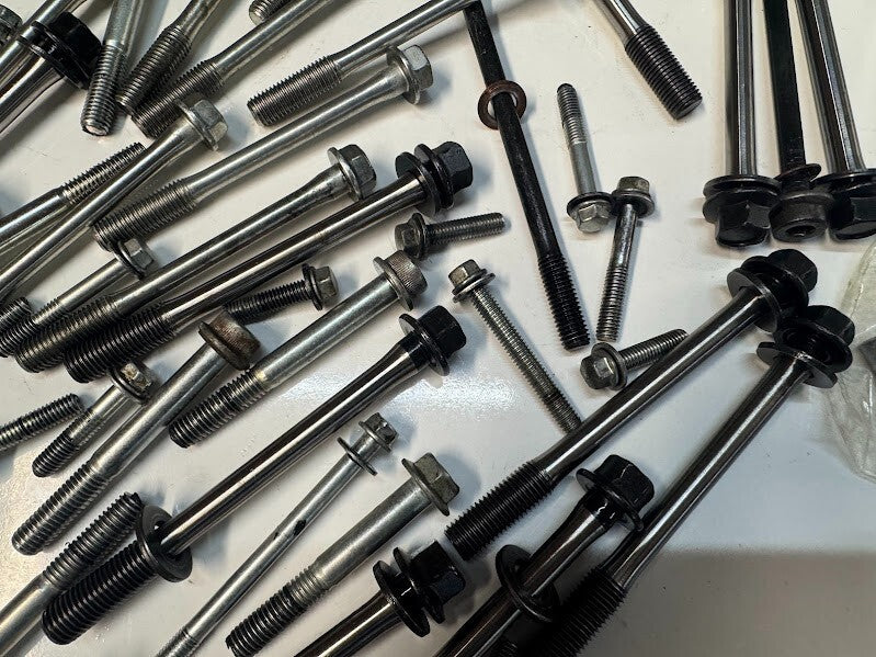 OEM Engine Assembly Bolts and Locators Suzuki GSXR 1000 07-08 2008