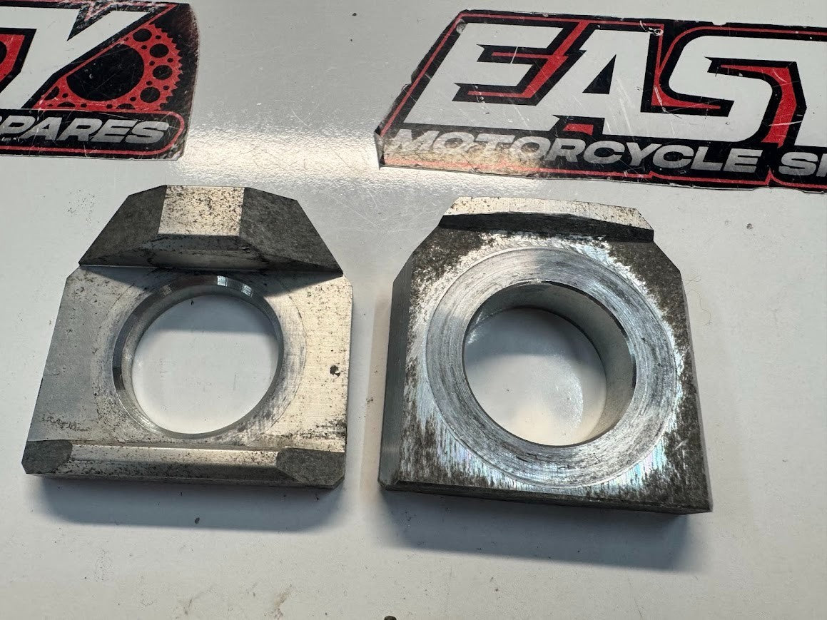 Suzuki GSXR 1000 2001-2025 Chain Adjuster Blocks OEM Genuine 61445-40F00