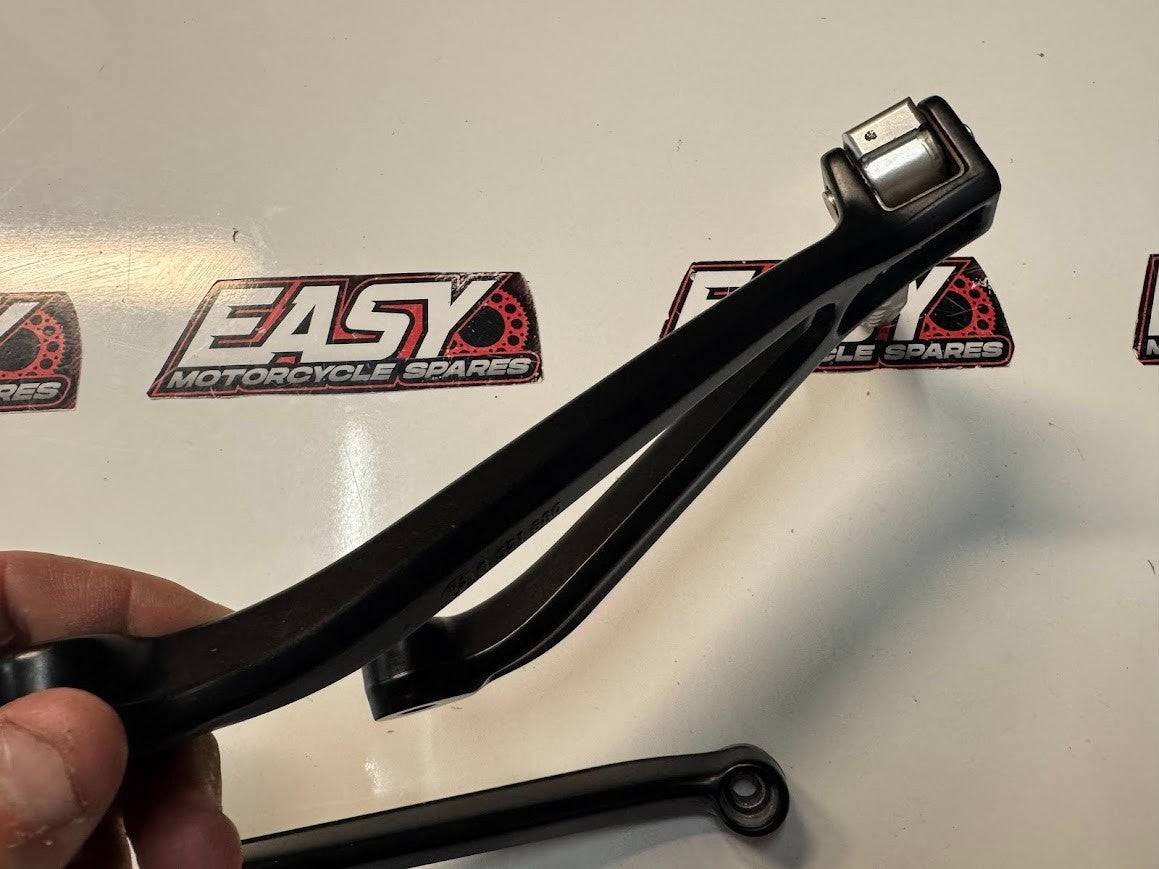 BMW S1000RR 2016 Pillion Peg Bracket Assembly Pair OEM Genuine K46 46718521680