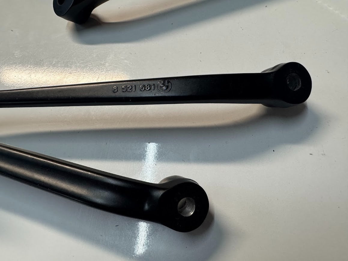 BMW S1000RR 2016 Pillion Peg Bracket Assembly Pair OEM Genuine K46 46718521680