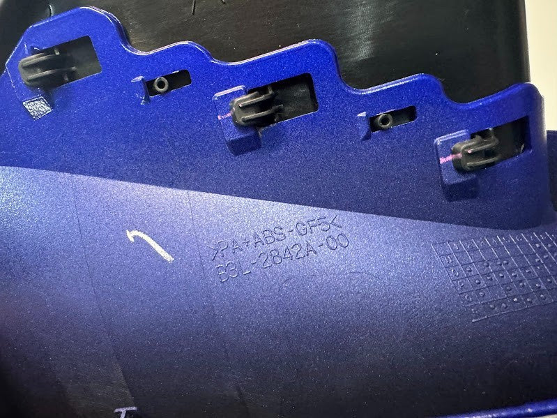 Yamaha YZF R1 2020-2025 LH Console Panel OEM Genuine B3L-2842A-00