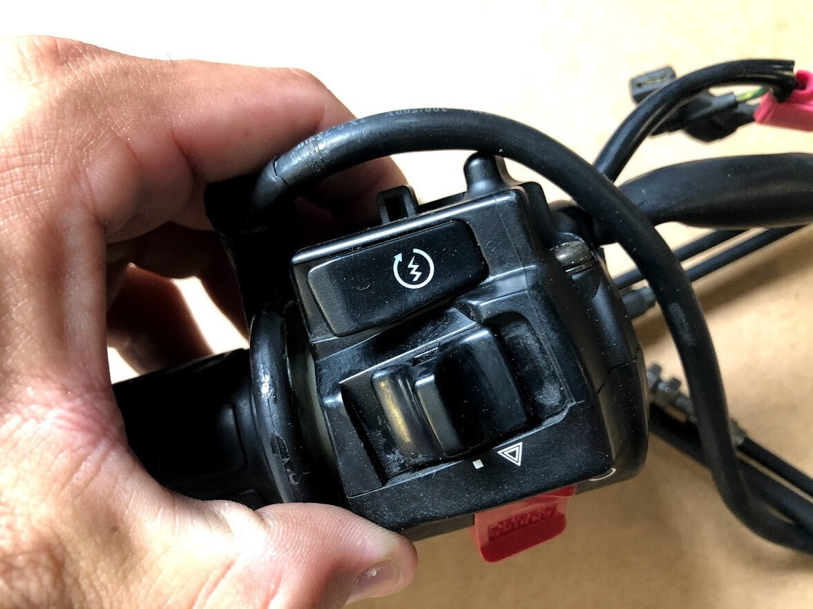 RH Switch Box and Throttle Cables Honda NT650V 2005