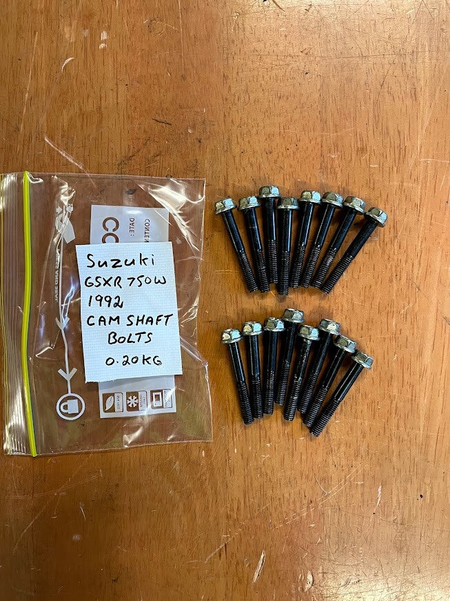 Camshaft Bolts Suzuki GSXR 750 1992