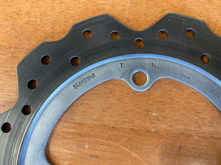 Rear Brake Rotor Honda CB 500F 13-15 2013 43251-MGZ-J01 4.8mm Remaining