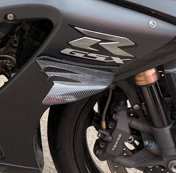 Carbon Style Fairing Winglets Suzuki GSXR 1000 2007-2008 Aftermarket