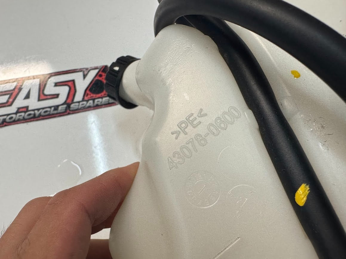 Kawasaki Ninja 500 2024-2025 Coolant Overflow Reservoir OEM Genuine 43078-0600