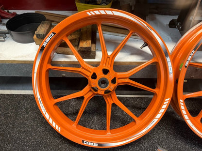Front & Rear Wheel Set KTM RC 390 2014-2016 OEM 9020920104404