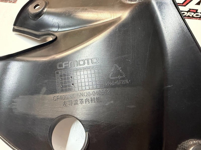 LH Liner Deflector CF Moto 650 NK 2016-2021 OEM 6NQ0-040502