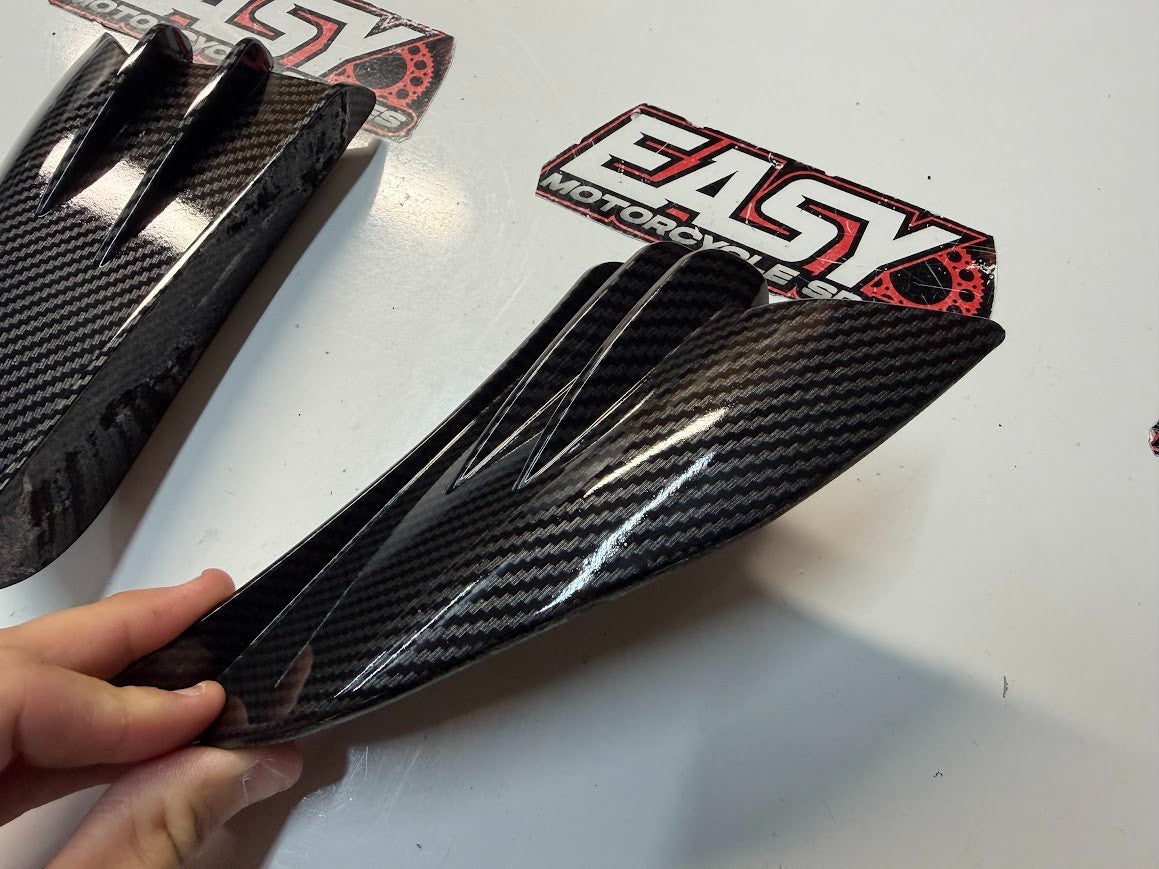 Carbon Style Fairing Winglets Suzuki GSXR 1000 2007-2008 Aftermarket