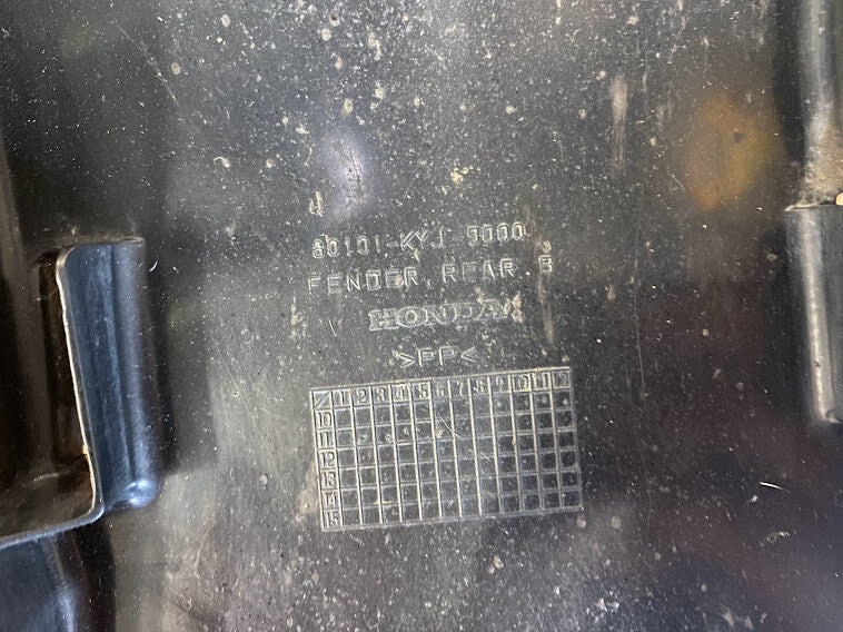 Inner Rear Fender Honda CBR 250R 11-13 2011 