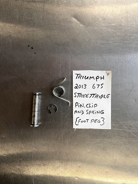 Foot Peg Parts Triumph Street Triple 675 2013