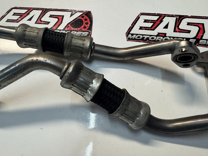 Suzuki GSXR 1000 2007-2008 Oil Cooler Lines Pipes OEM 16460-21H00