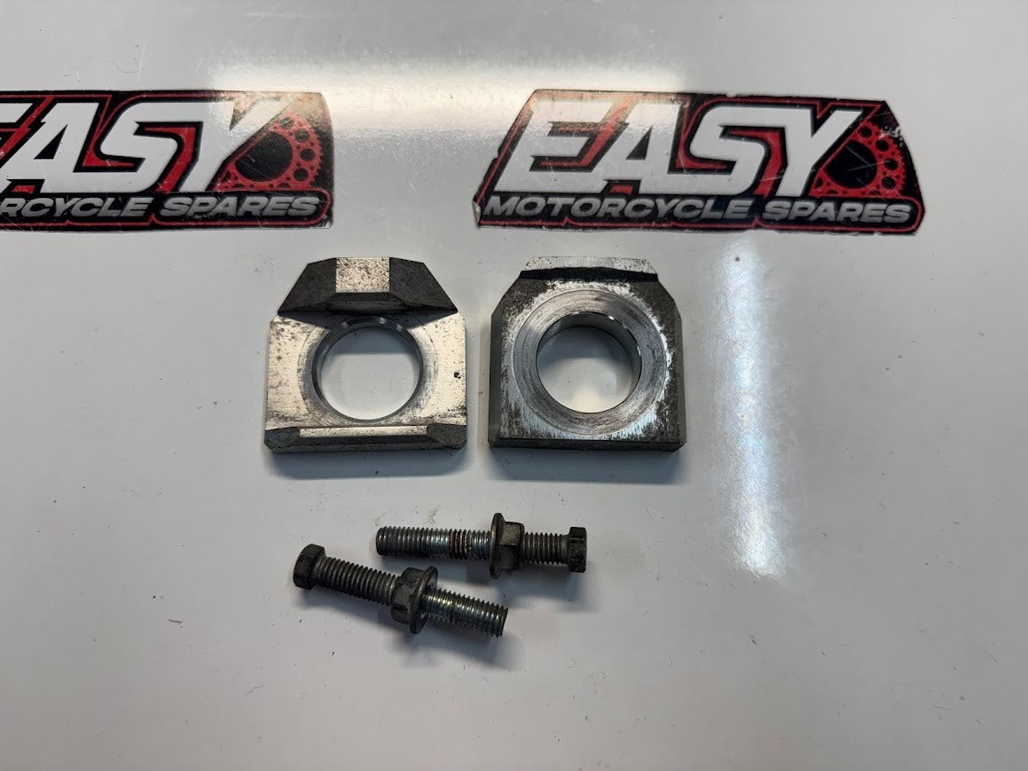 Suzuki GSXR 1000 2001-2025 Chain Adjuster Blocks OEM Genuine 61445-40F00