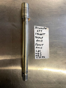 Front Axle Triumph Street Triple 675 2013