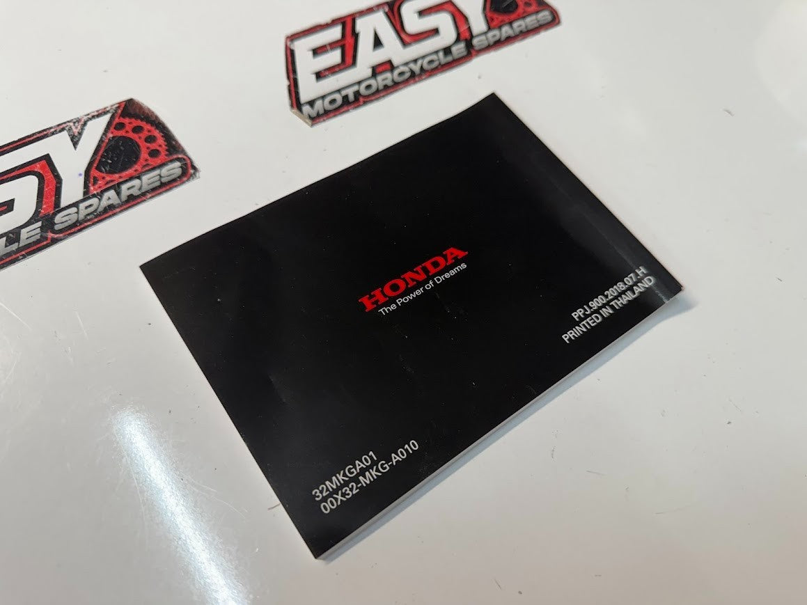 Owners Manual Book Honda CMX 500 2009 OEM Genuine 00X32-MKG-A010