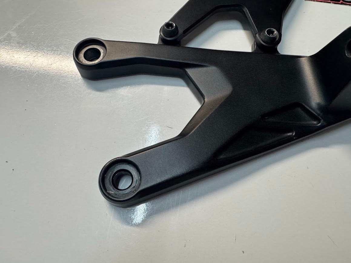 Yamaha YZF R1 2015-2025 LH Riders Peg Bracket Rear Set OEM Genuine 2CR-27442-00