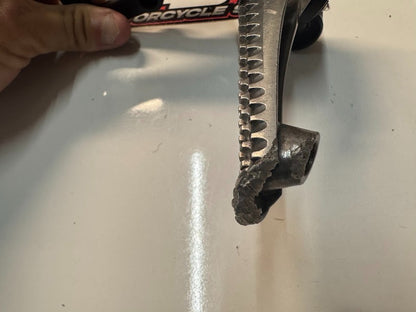 Yamaha YZF R1 2015-2025 RH Rider Foot Peg Bracket OEM Genuine 2CR-27443-00