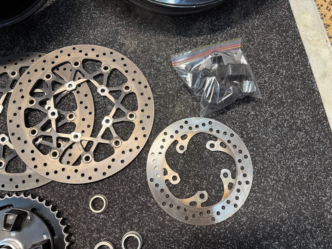 Complete Wheel Package Suzuki GSXR 1000 2007-2008 OEM 54111-41G10-019